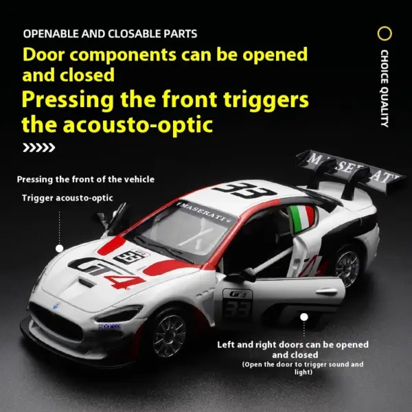 1:32 Scale Alloy Retro GT4 Car Model - Image 3