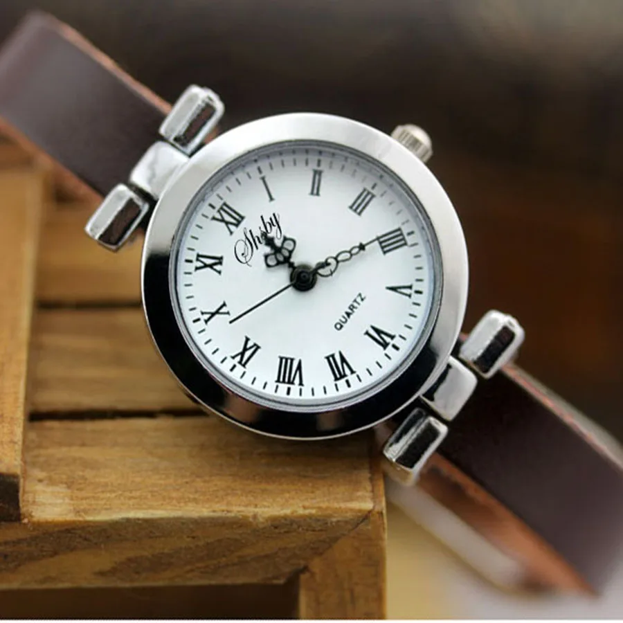 Shsby Vintage Genuine Leather Women's Watch 10 Shsby Vintage Genuine Leather Women's Watch - Image 10