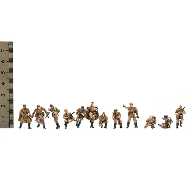 1/72 Scale WWII Soviet Infantry Set of 12 - Image 5