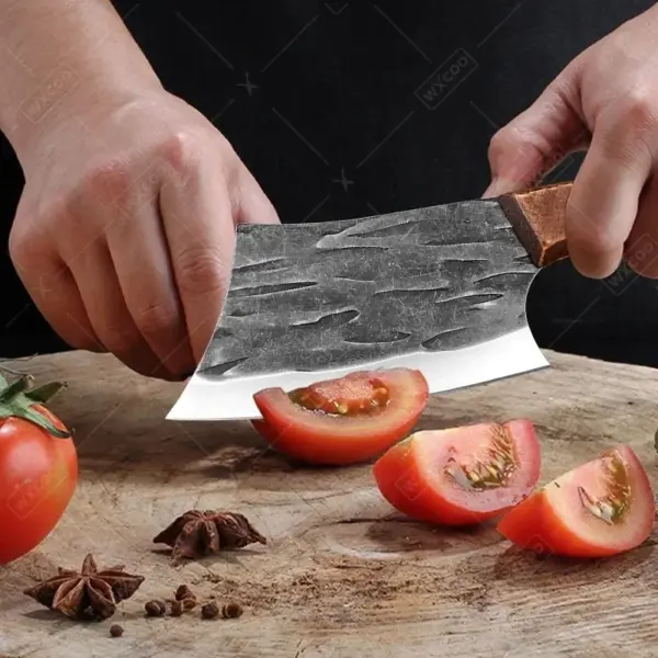 Stainless Steel Kitchen Cleaver Knife Set - Image 3