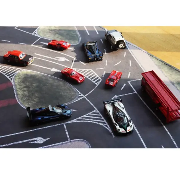 1:64 Scale Car Play Mat Crossroads 90x50cm - Image 2