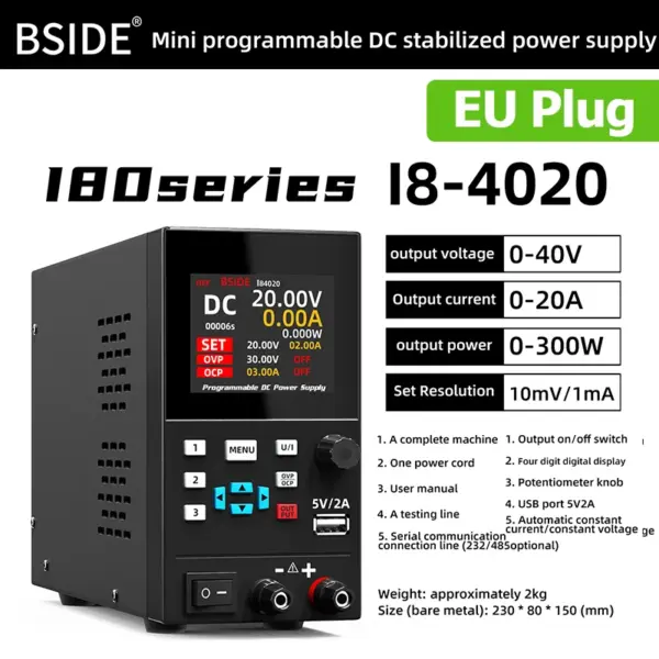 Programmable High Precision DC Power Supply 300W - Image 11