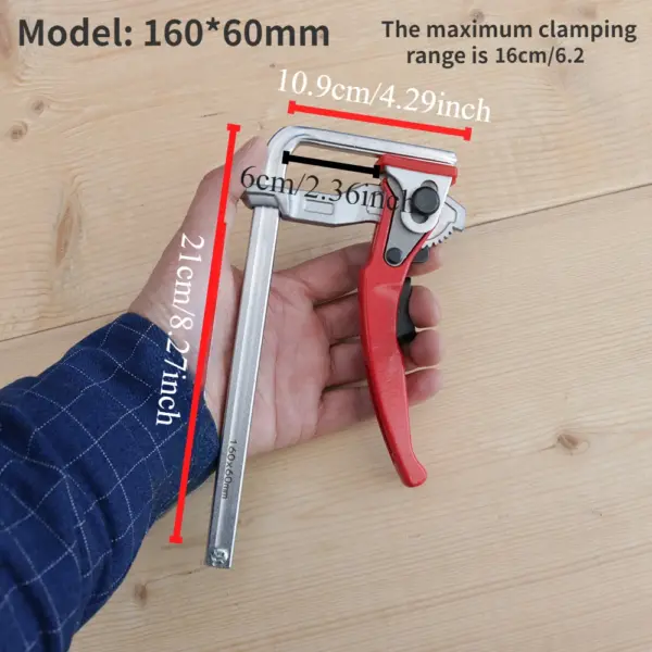 Track Saw Guide Rail Clamp for Woodworking - Image 9
