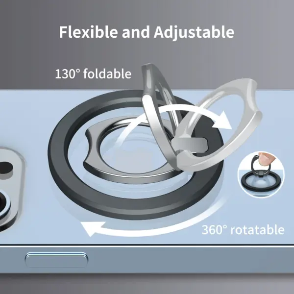 Magnetic Wallet and Phone Ring Holder for iPhone - Image 5