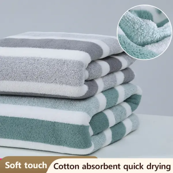 Soft Absorbent Polyester Bath Towel for Home