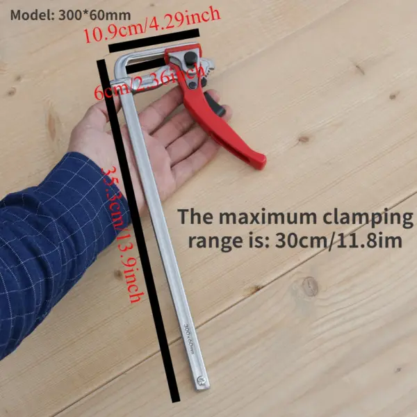 Track Saw Guide Rail Clamp for Woodworking - Image 7