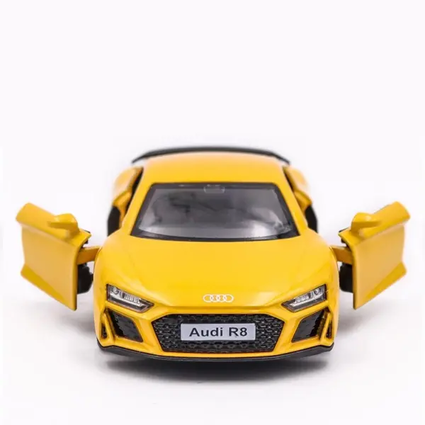 1:36 Audi R8 Coupe Diecast Model Car - Image 4