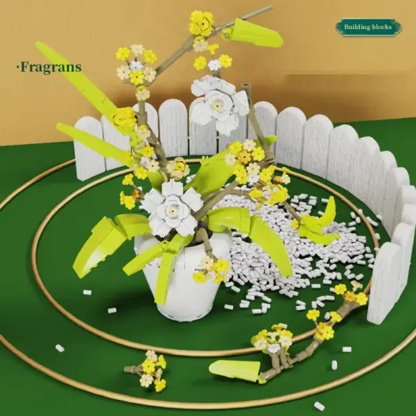 DIY Flower Building Block Set 430 Pieces - Image 3