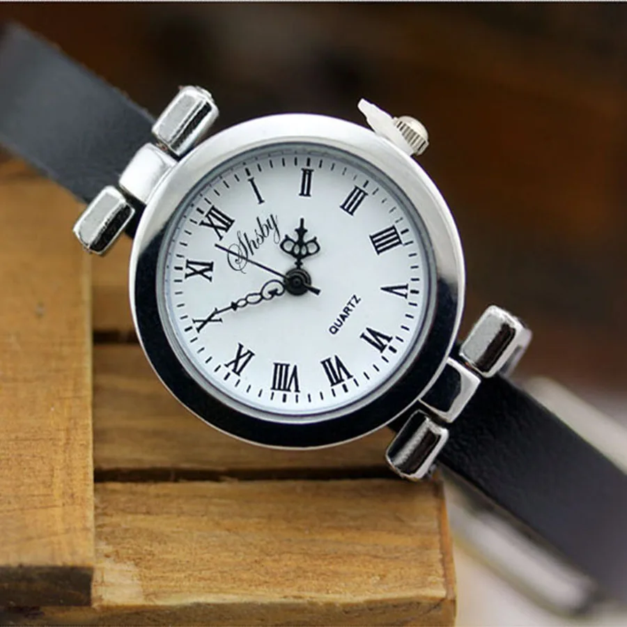 Shsby Vintage Genuine Leather Women's Watch 14 Shsby Vintage Genuine Leather Women's Watch - Image 14