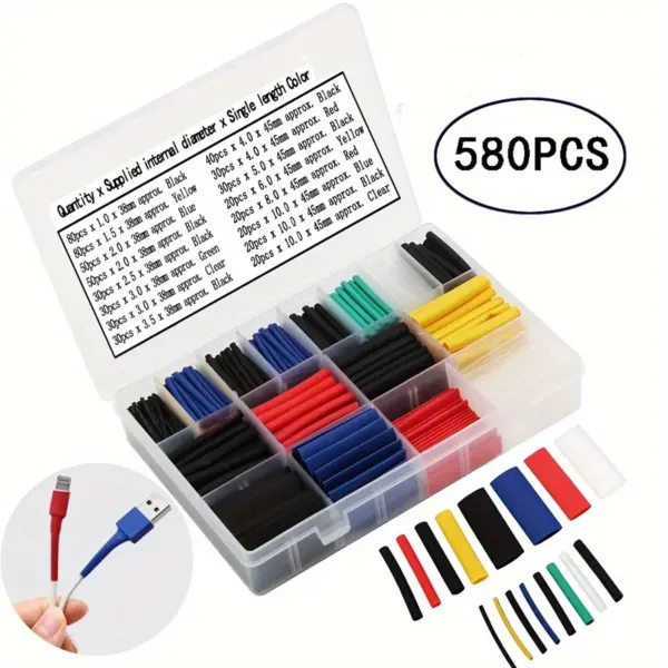 Heat Shrink Tubing Kit - 560/580/800 pcs