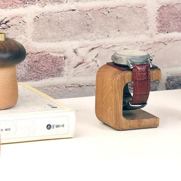 Wooden Watch Holder Jewelry Organizer Stand - Image 5