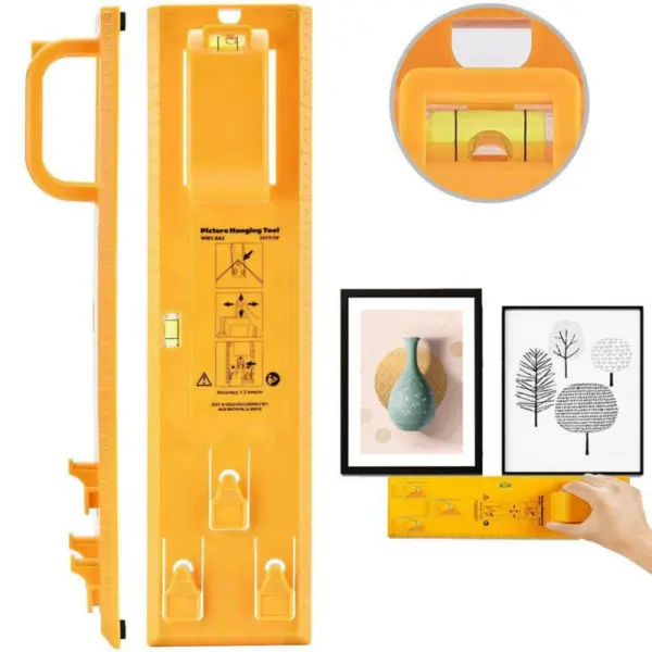 DIY Picture Frame Level Ruler Hanger Set