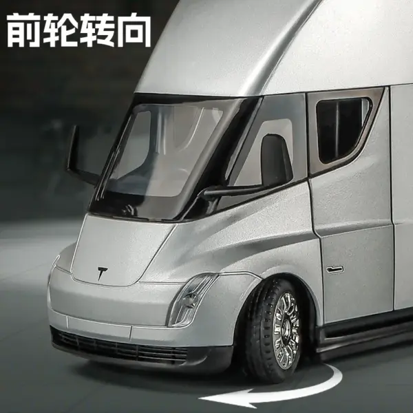 1:24 Metal Tesla SEMI Truck Diecast Model - Image 4