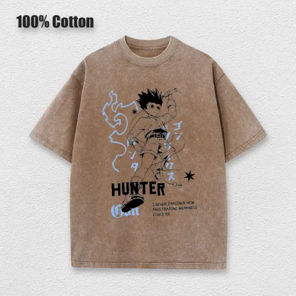 Punk Anime Hunter x Hunter Graphic T-shirt - Image 2