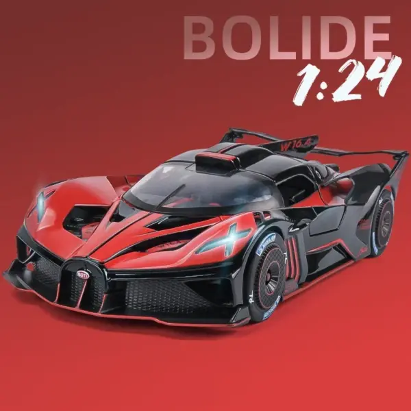 1:24 Bugatti Bolide Alloy Diecast Model Car - Image 7