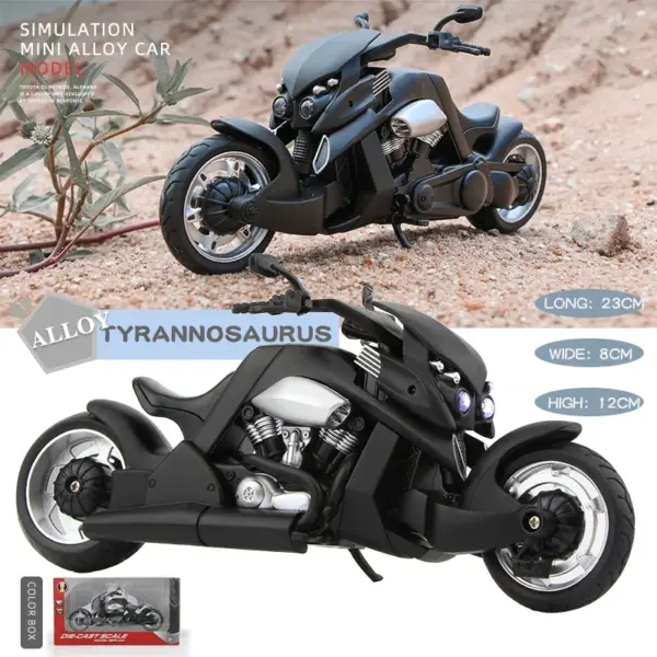 1:12 Yamaha Tyrannosaurus V-REX Motorcycle Model - Image 7