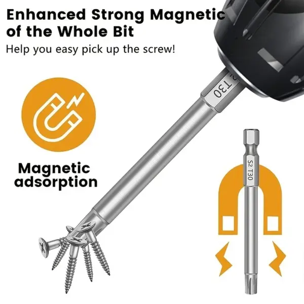 Extra Long Security Torx Screwdriver Set 10 Pcs - Image 4