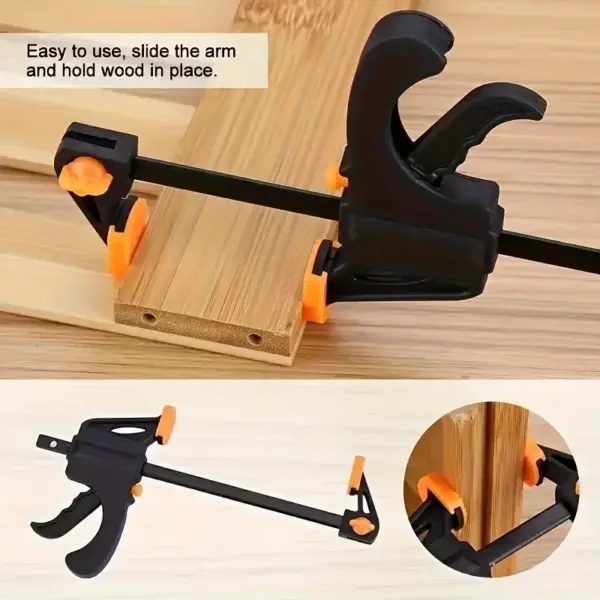 4 Inch Quick Release Woodworking Clamp Set - Image 4