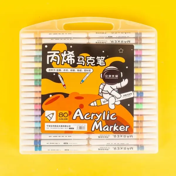 80 Color Acrylic Paint Marker Set - Image 7