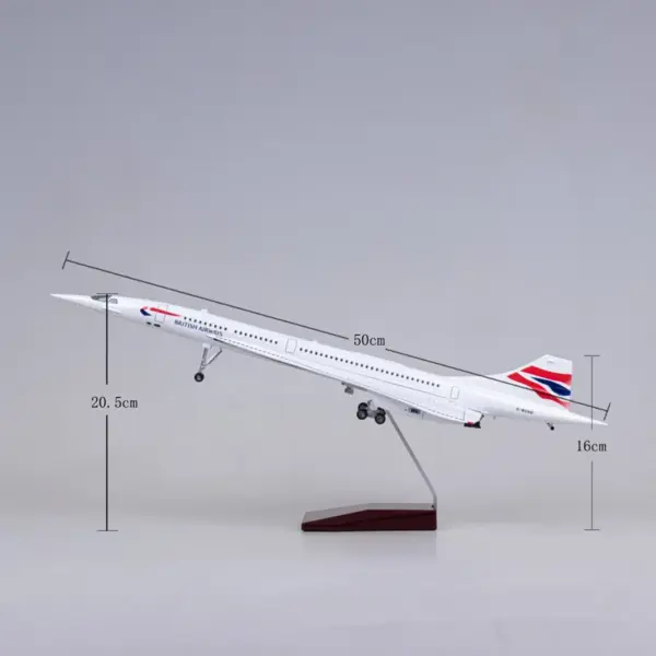 1:125 Scale British Airways Concorde Model - Image 5