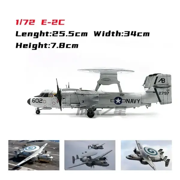1/72 Scale E-2C Hawkeye Model Kit - Image 3