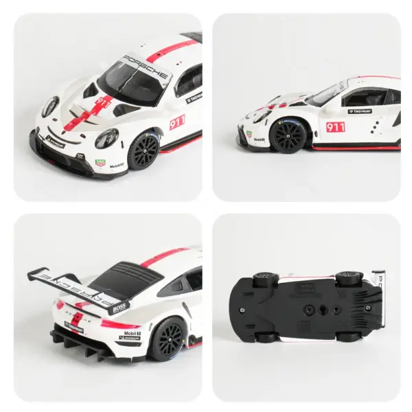 Bburago 1:43 Diecast Porsche 911 RSR Model - Image 6