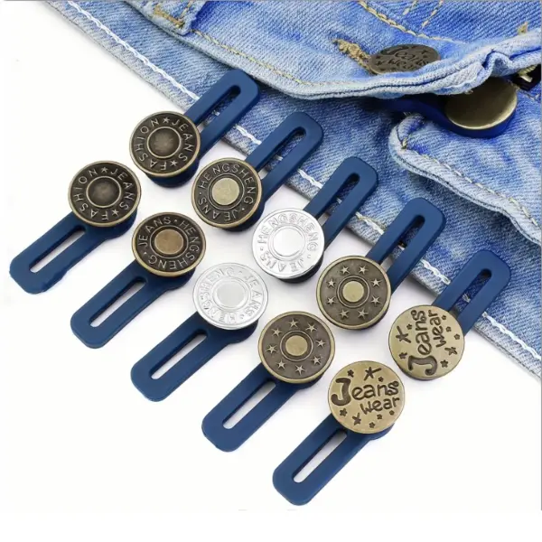 10pcs Retractable Jeans Waist Button Extenders - Image 6