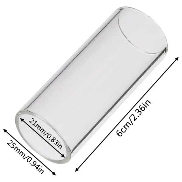 60MM Stainless Steel Guitar Slide Bar Accessory - Image 2