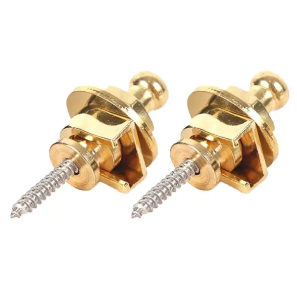 2Pcs Guitar Bass Strap Lock Metal Pins - Image 8