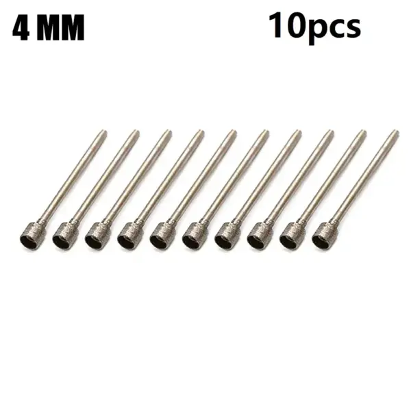 10 PCS Diamond Burr Drill Bits 0.8-4mm Set - Image 9