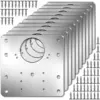 Stainless Steel Hinge Repair Plate Set