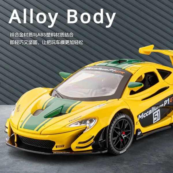 1:22 McLaren P1 GTR Diecast Metal Model - Image 2