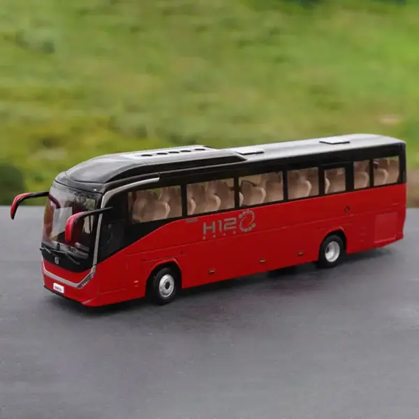 1:36 Diecast Zhongtong Bus H12 Model Vehicle - Image 5