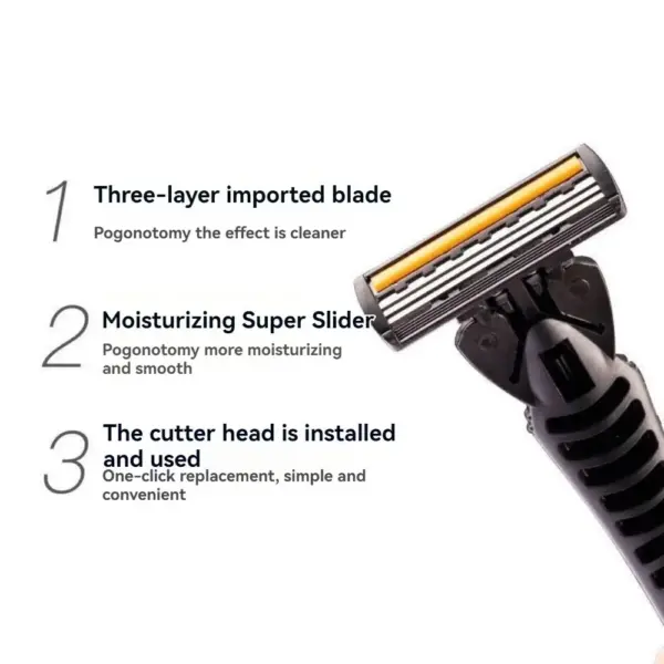 Three Layer Tool Holder with 20 Razor Blades - Image 3