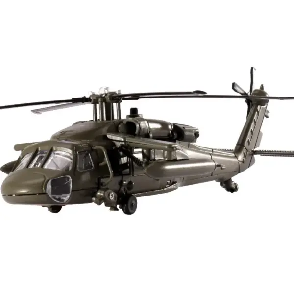 Black Hawk Apache Helicopter Diecast Model - Image 6