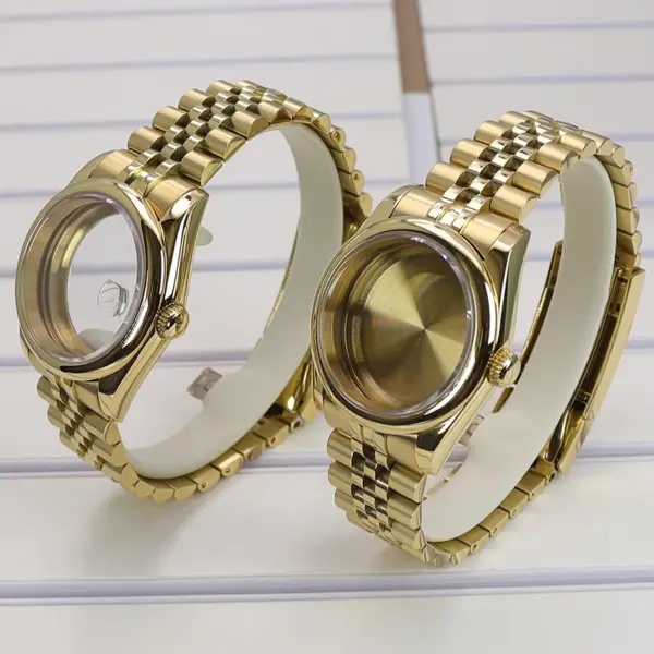 Gold Watch Case and Band for Seiko Miyota - Image 3