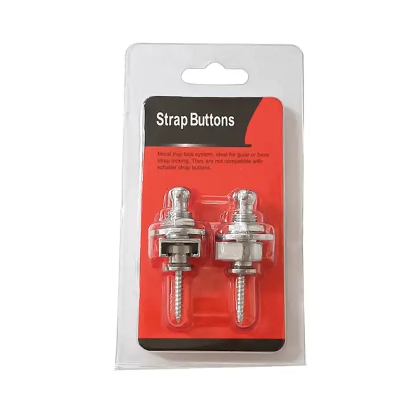 2 Piece Guitar Strap Lock System Set - Image 3