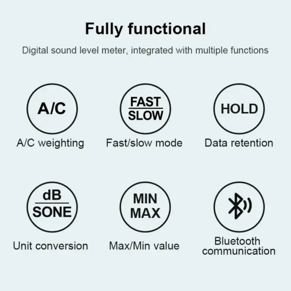 SL720B Digital Sound Level Meter 30-130dB - Image 2