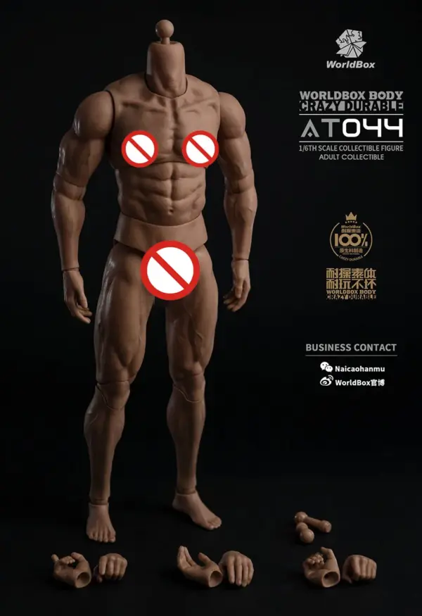 1/6 Scale Durable Male Action Figure Body - Image 14