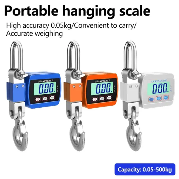 500kg Digital Crane Scale with LCD Display