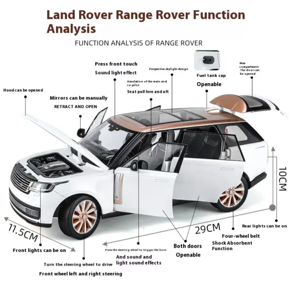 1:18 Scale Alloy Die-Cast Off-Road Car Model - Image 3