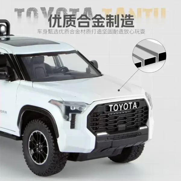 1:24 Scale Toyota Tundra Diecast Model Truck - Image 5