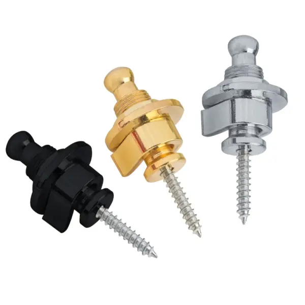 2Pcs Guitar Bass Strap Lock Metal Pins - Image 6