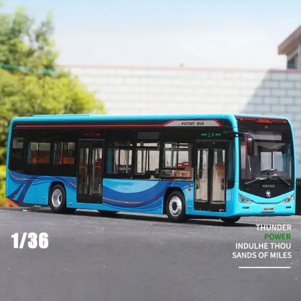 1:36 Scale Foton Ouhui Diecast Bus Model - Image 6
