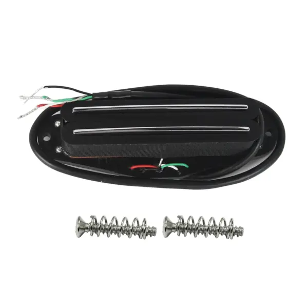 Ceramic Dual Rails Mini Humbucker Pickup Black - Image 8