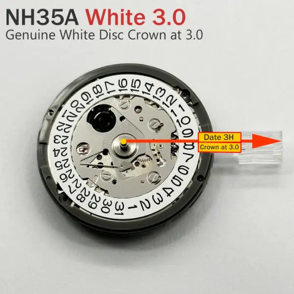 Genuine NH35A Movement Crown with Datewheel - Image 8
