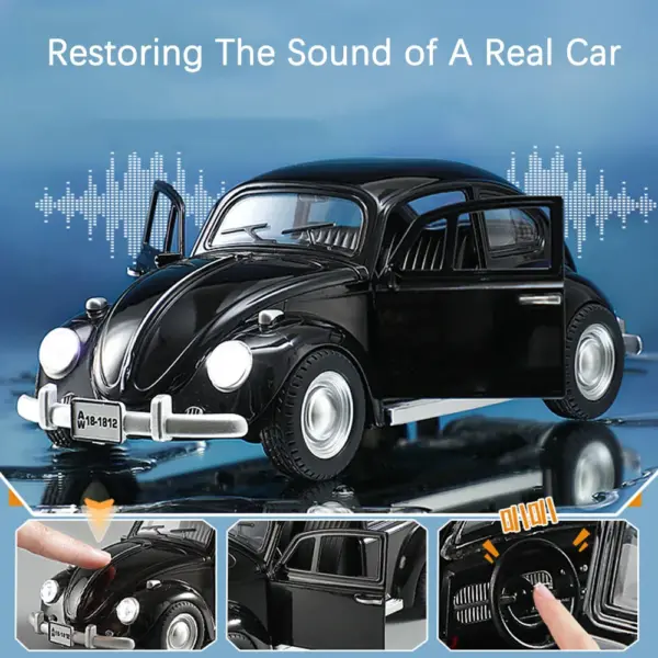 1:18 Scale 1955 Beetle Alloy Toy Car - Image 5