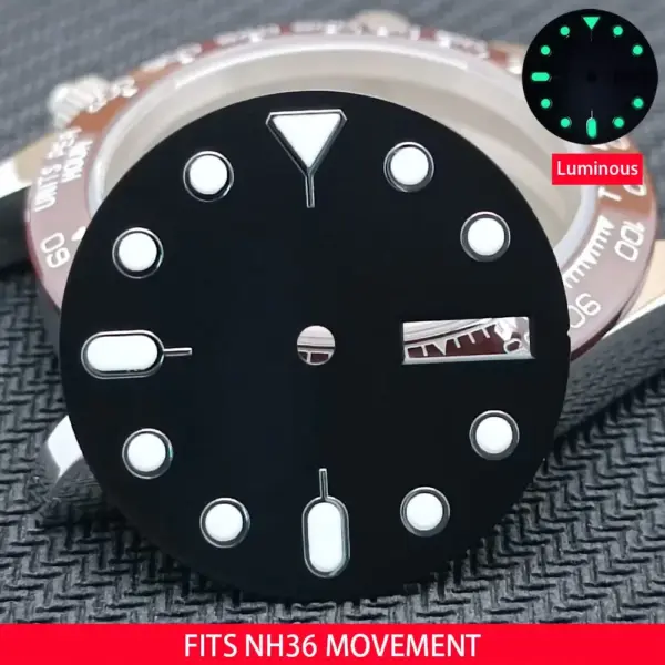 28.5mm Luminous Dial for NH36 Watch Movement - Image 10