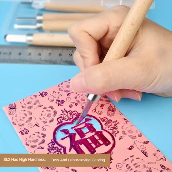 Wood Carving Chisel Knife Set 3-12pcs - Image 3