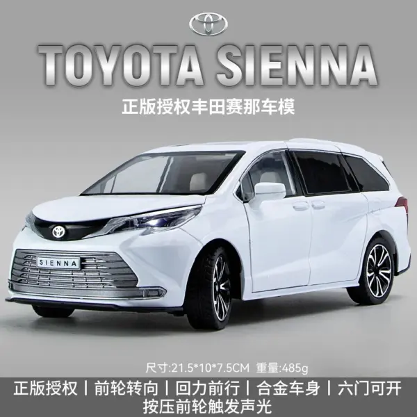 1:24 Toyota Sienna Alloy Diecast Model Car - Image 8